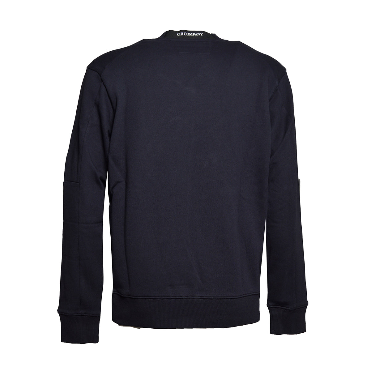 diagonal raised fleece crewneck lens sweatshirt 