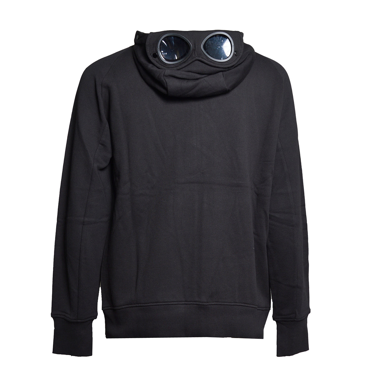diagonal raised fleece goggle zip sweatshirt 