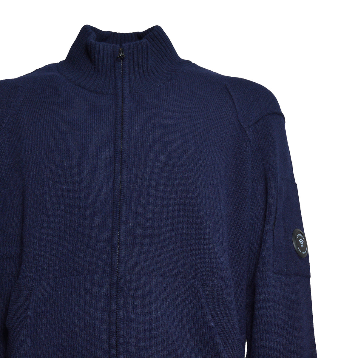 lambswool grs full zip sweater 