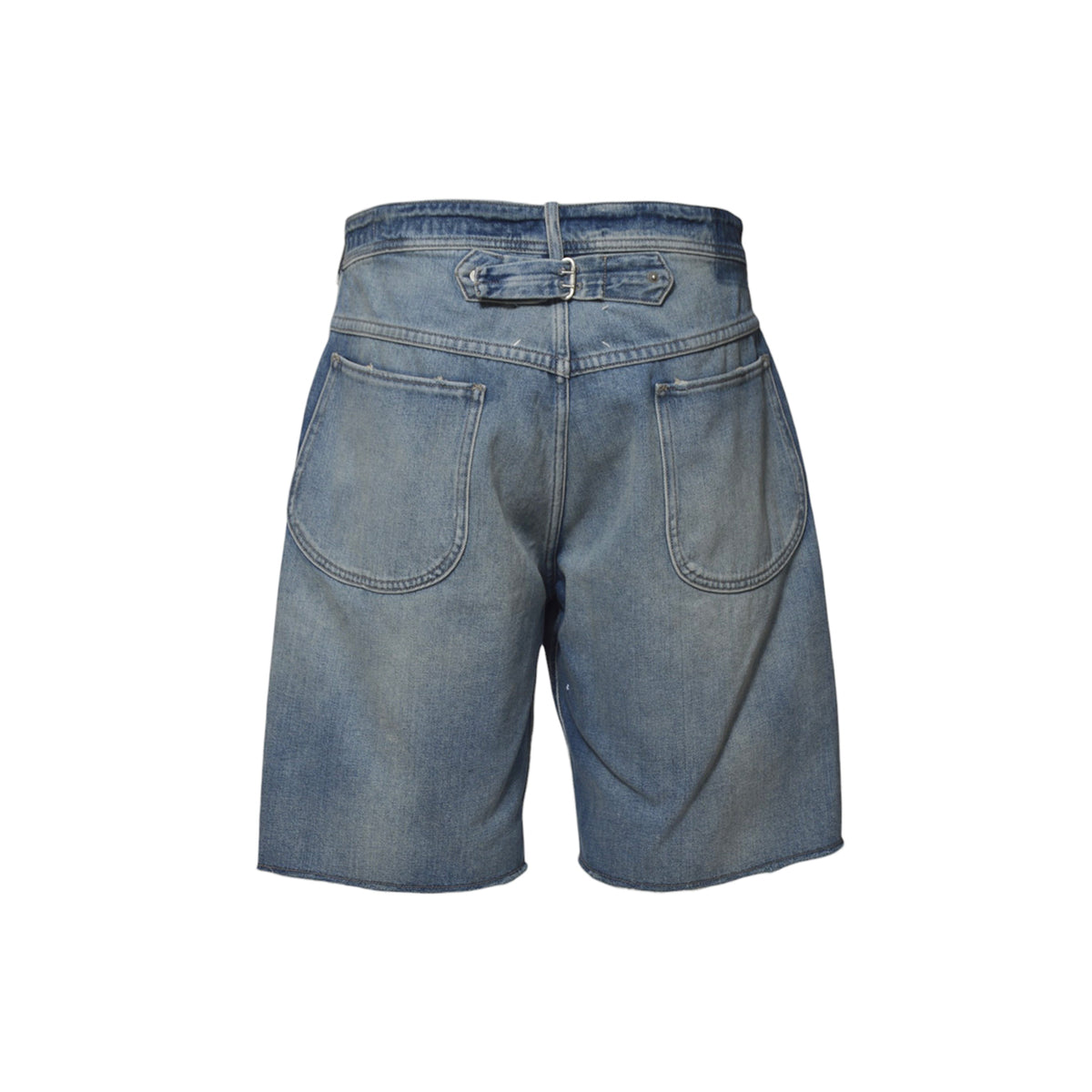Bermuda Buckle in denim blu Maison Margiela 