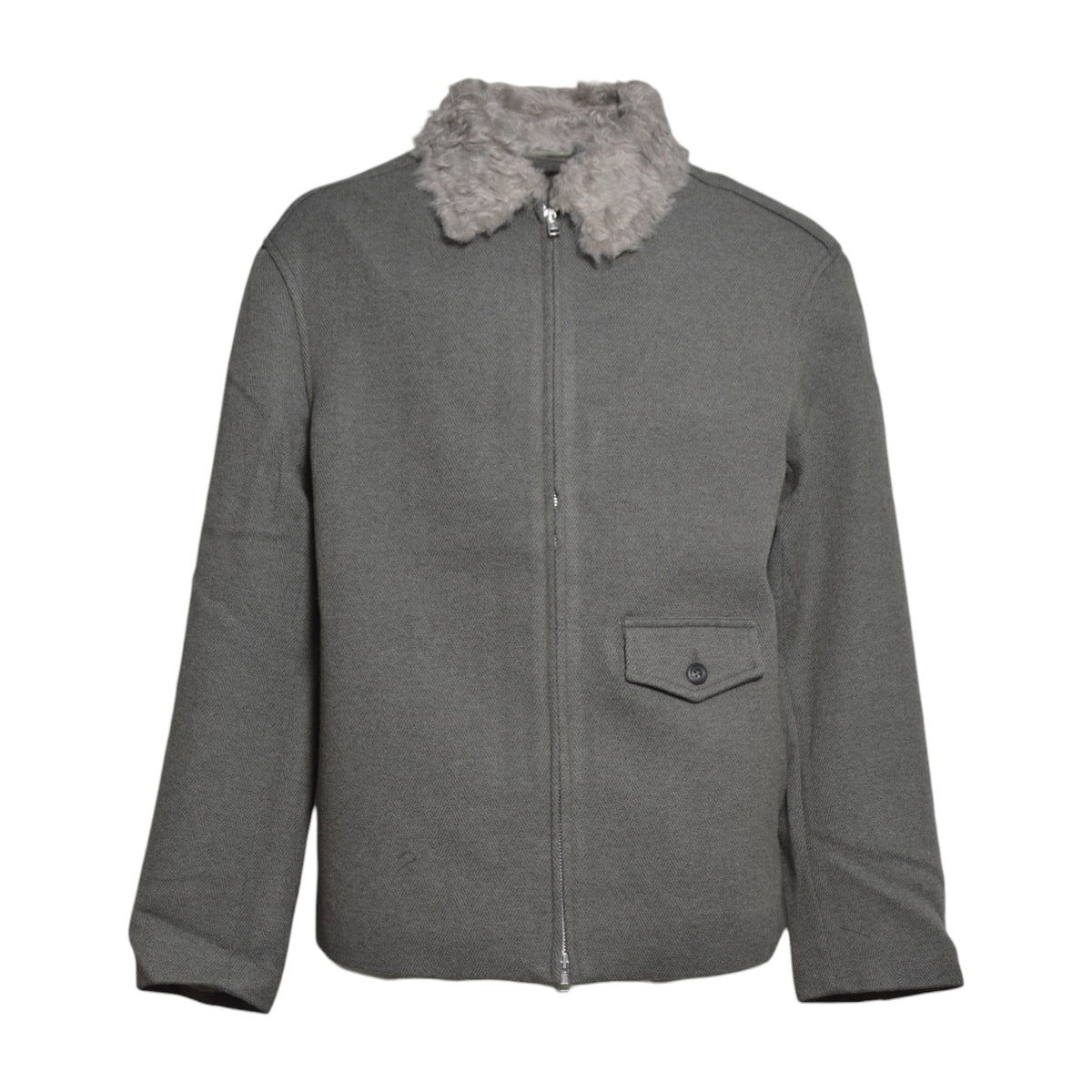 evolved jacket night pine fishbone bound wool 