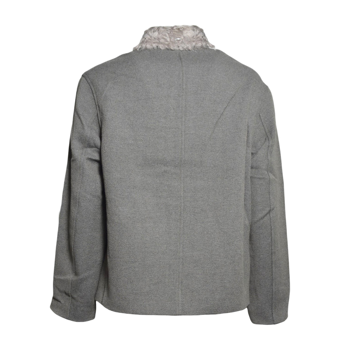 evolved jacket night pine fishbone bound wool 
