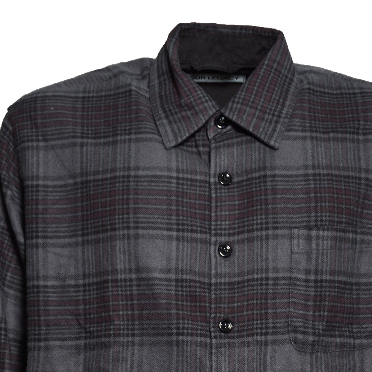 above shirt faded nocturne check flannel 