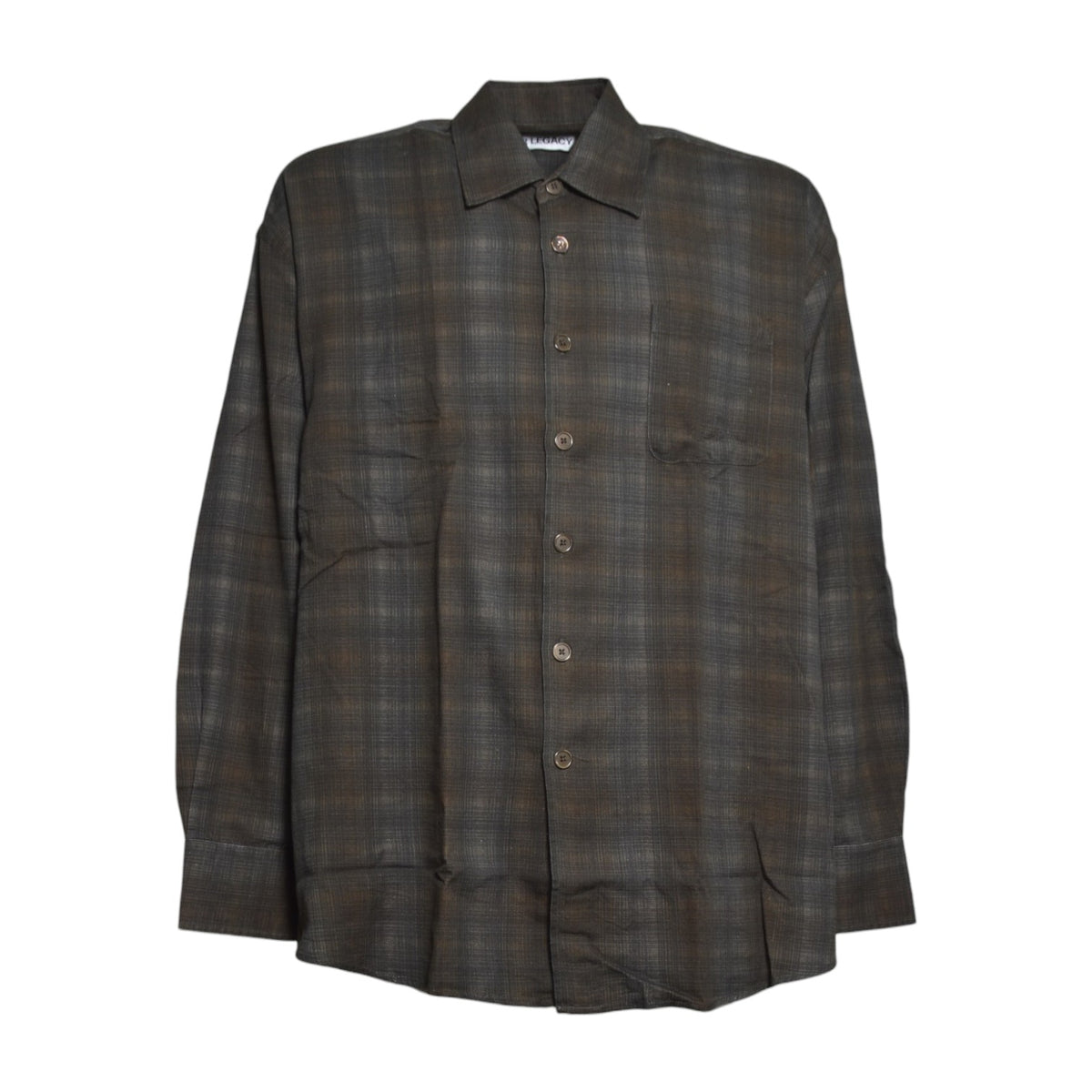 borrowed shirt more check print 