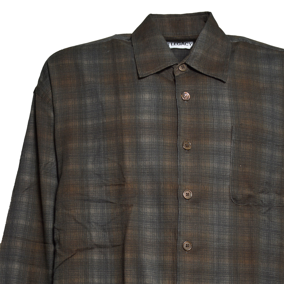 borrowed shirt more check print 