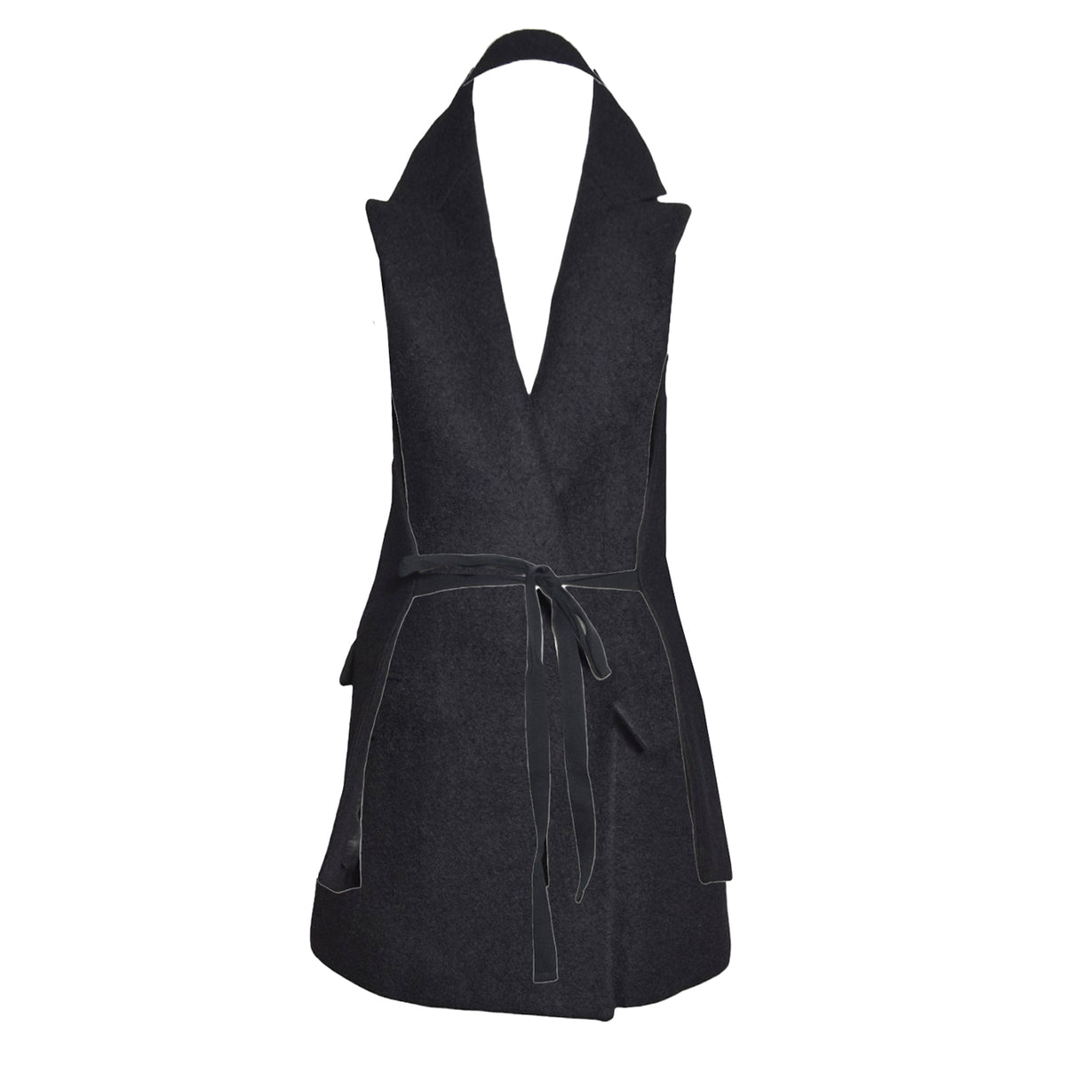 blaze apron ritual black mesh wool 