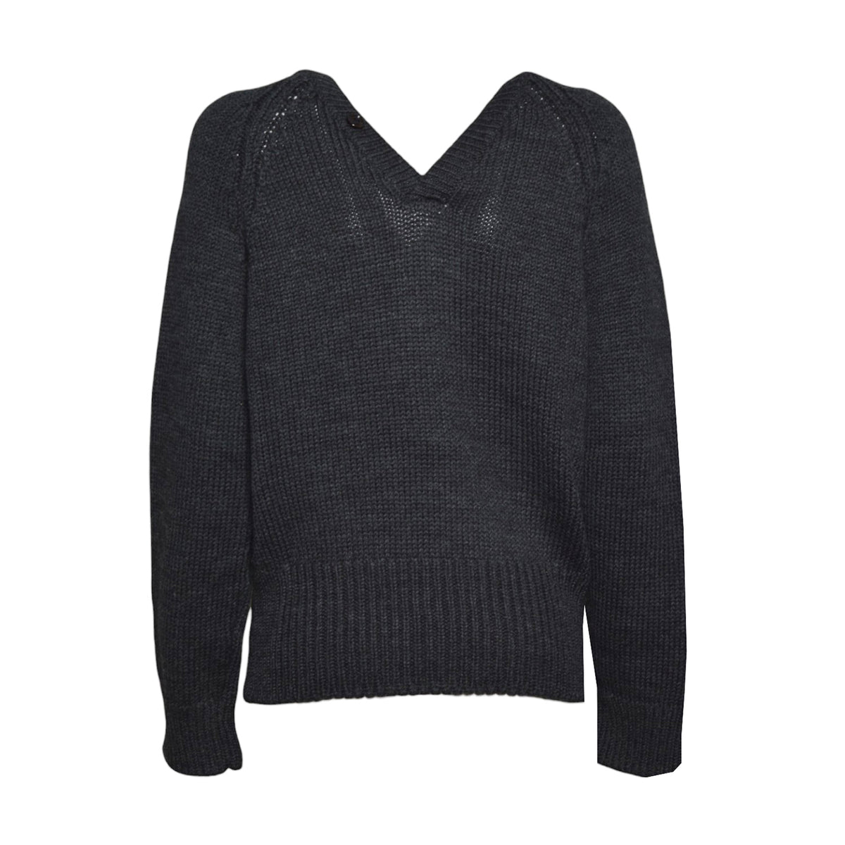 country henley charcoal dry merino wool 