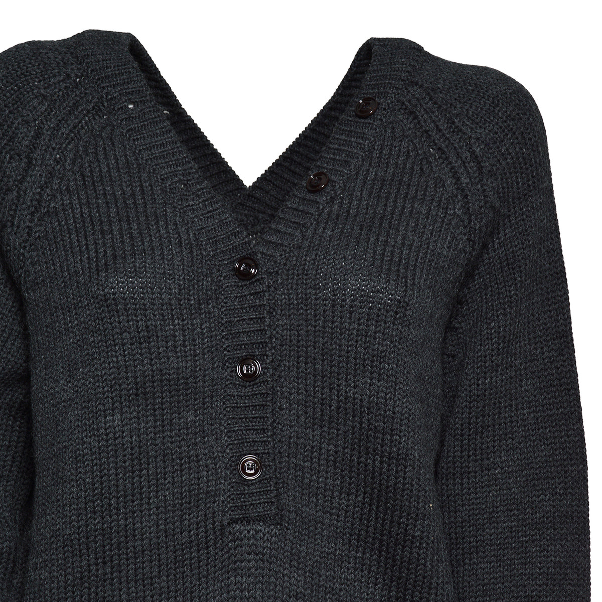 country henley charcoal dry merino wool 
