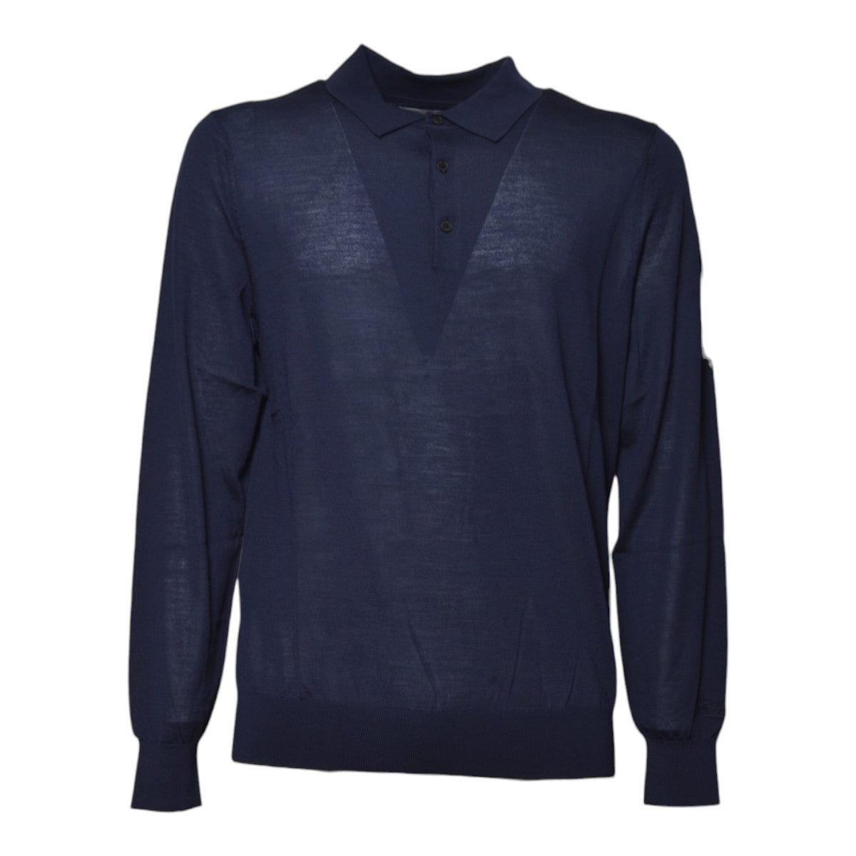 alfie merino polo button 