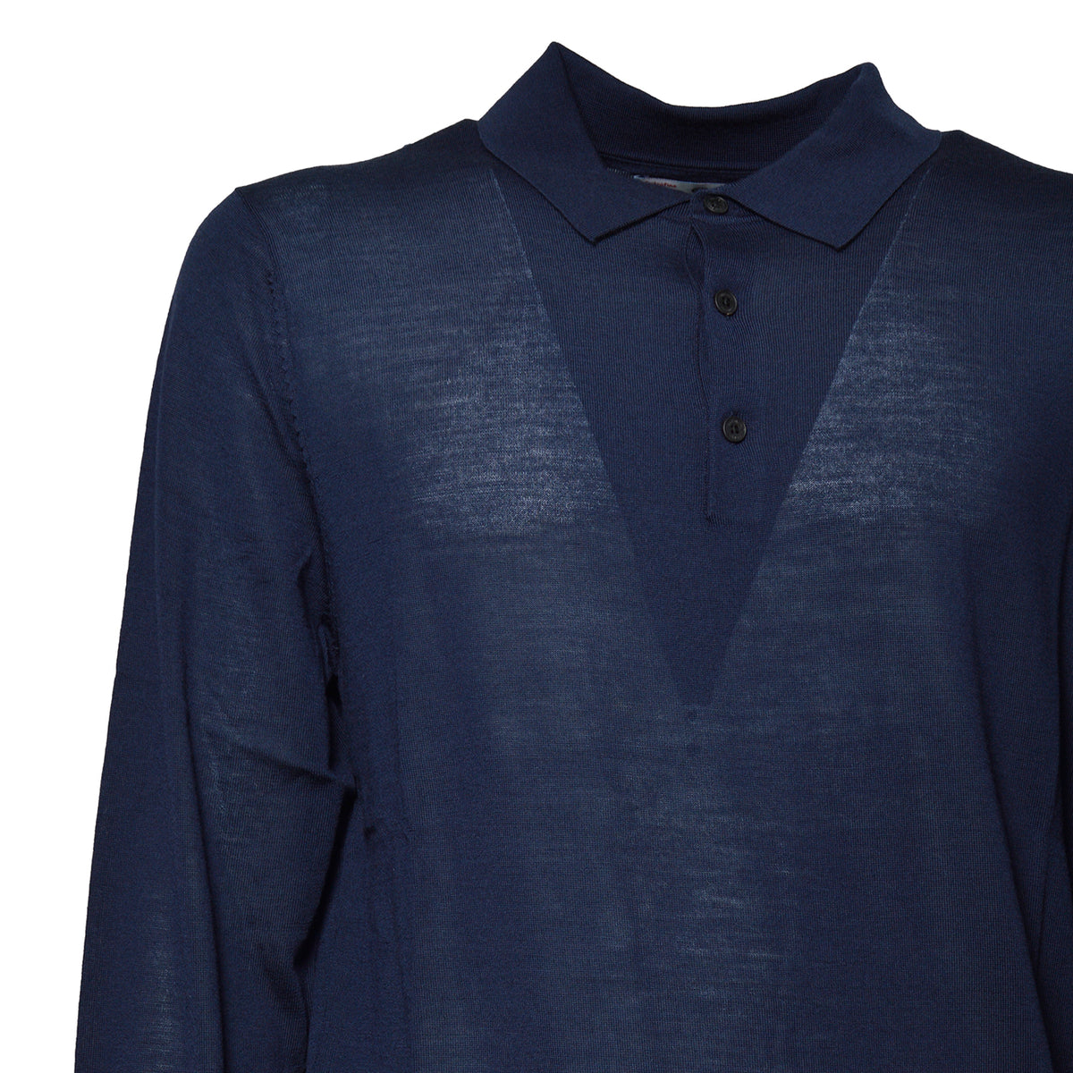 alfie merino polo button 