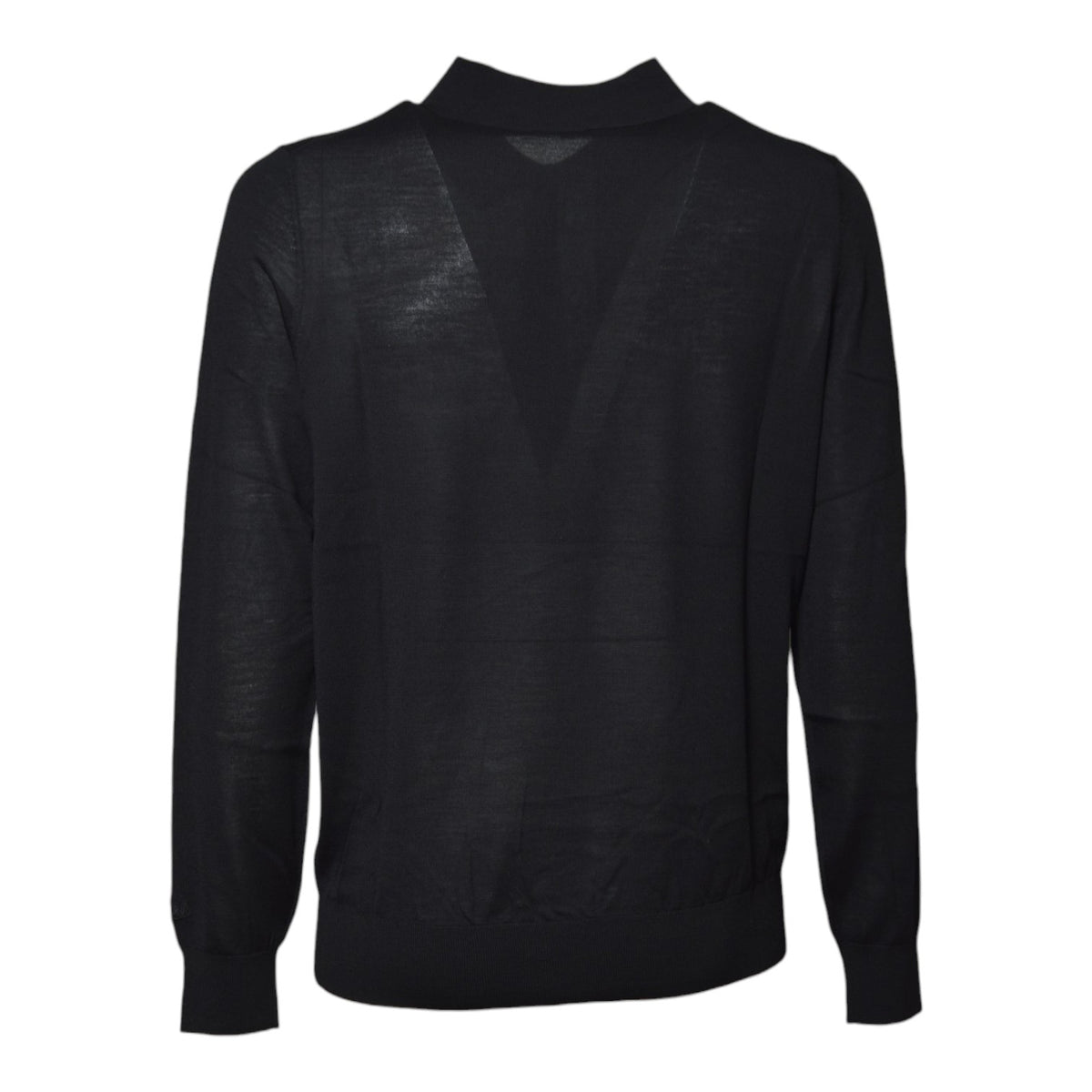 alfie merino polo button 