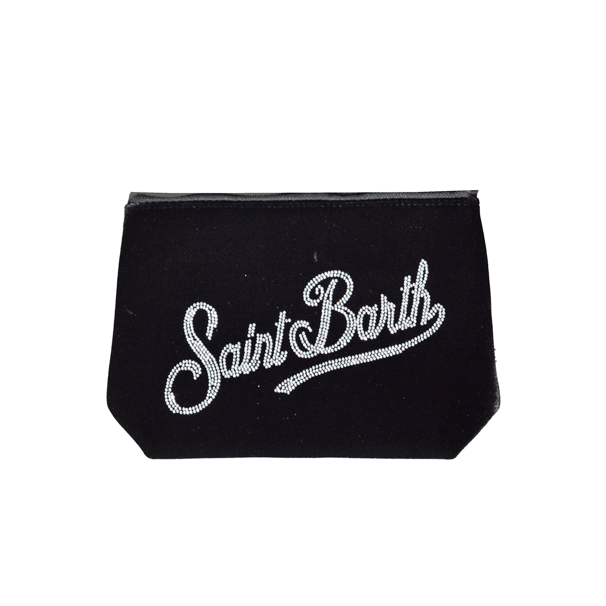 aline velvet pochette strass 