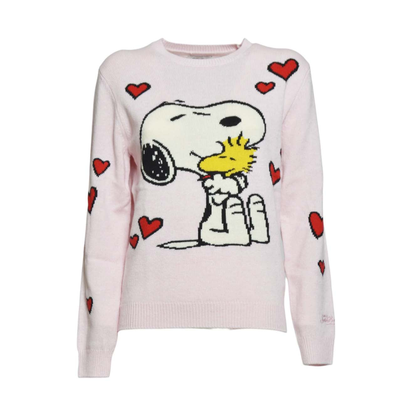 crewneck sweater peanuts love hugs 