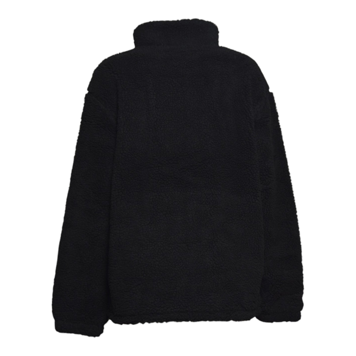 black puffer monogram teddy jacket black 