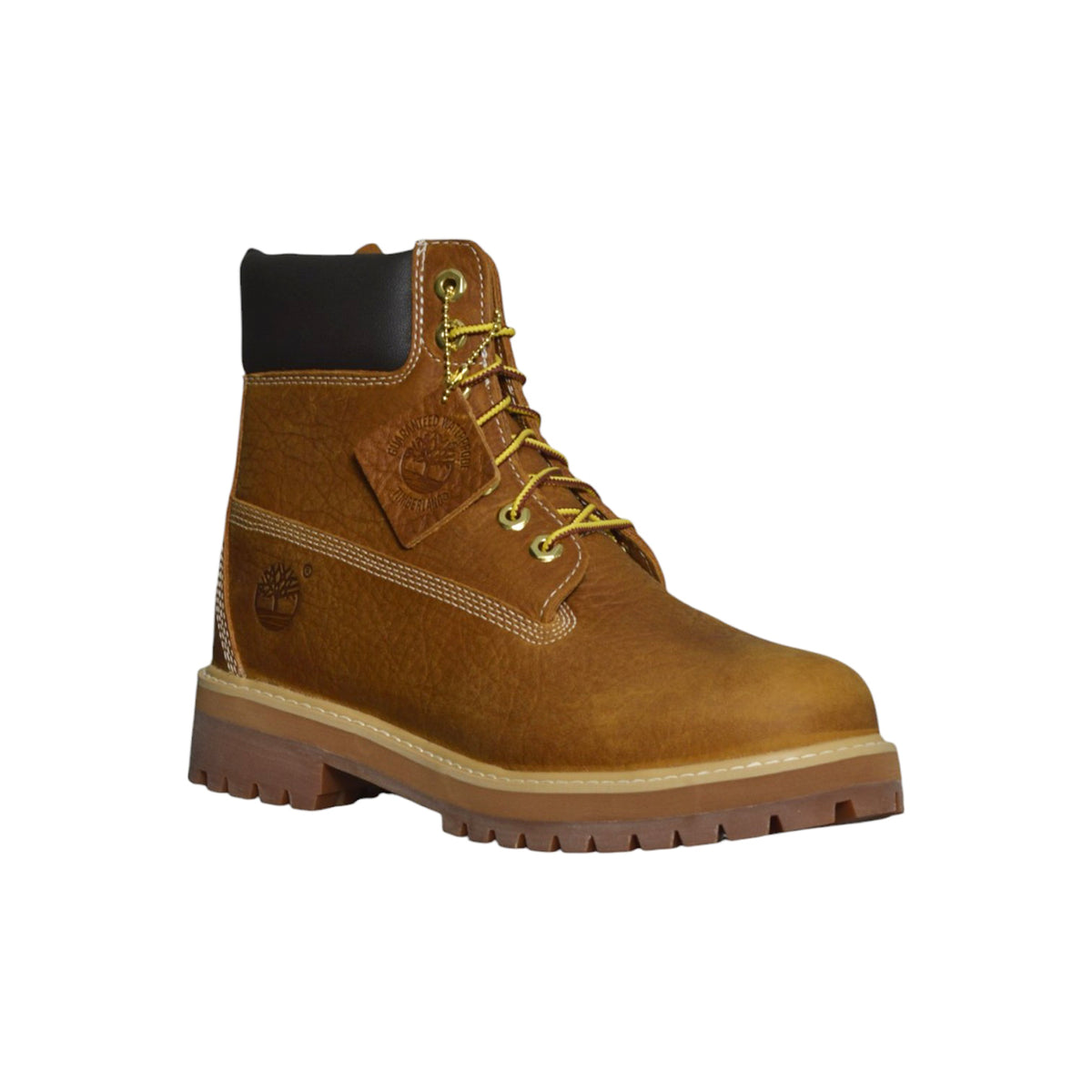 timberland heritage 6 inch lace up waterproof boot wheat full grain 