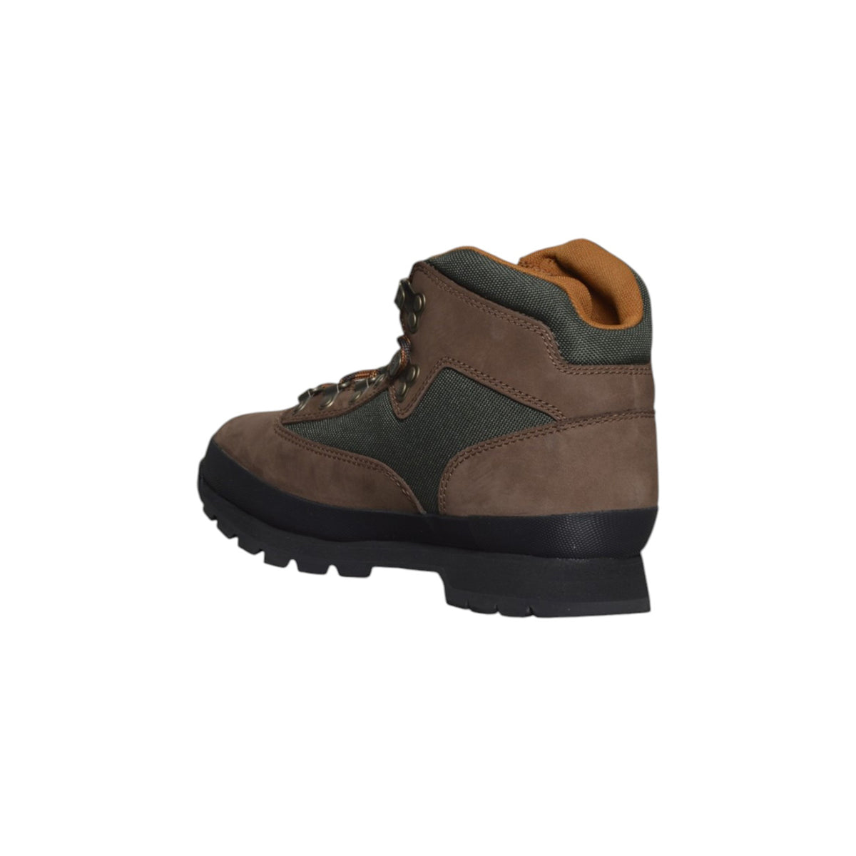euro hiker mid lace up boot dark brown nubuck 