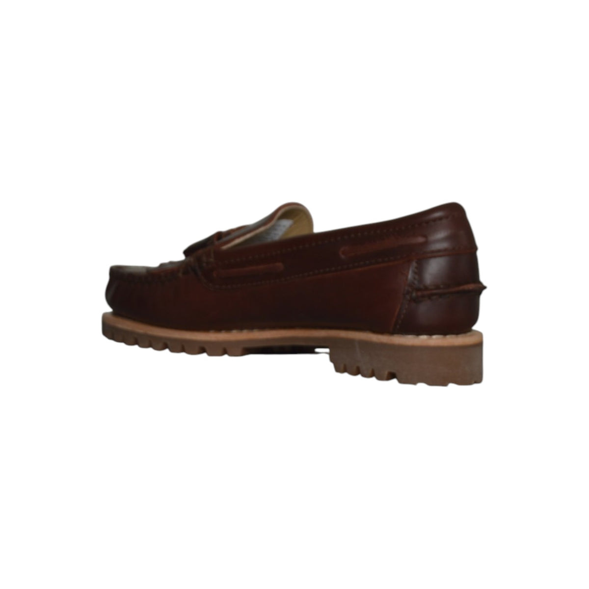 timberland authentic loafer shoe burgundy full grain 