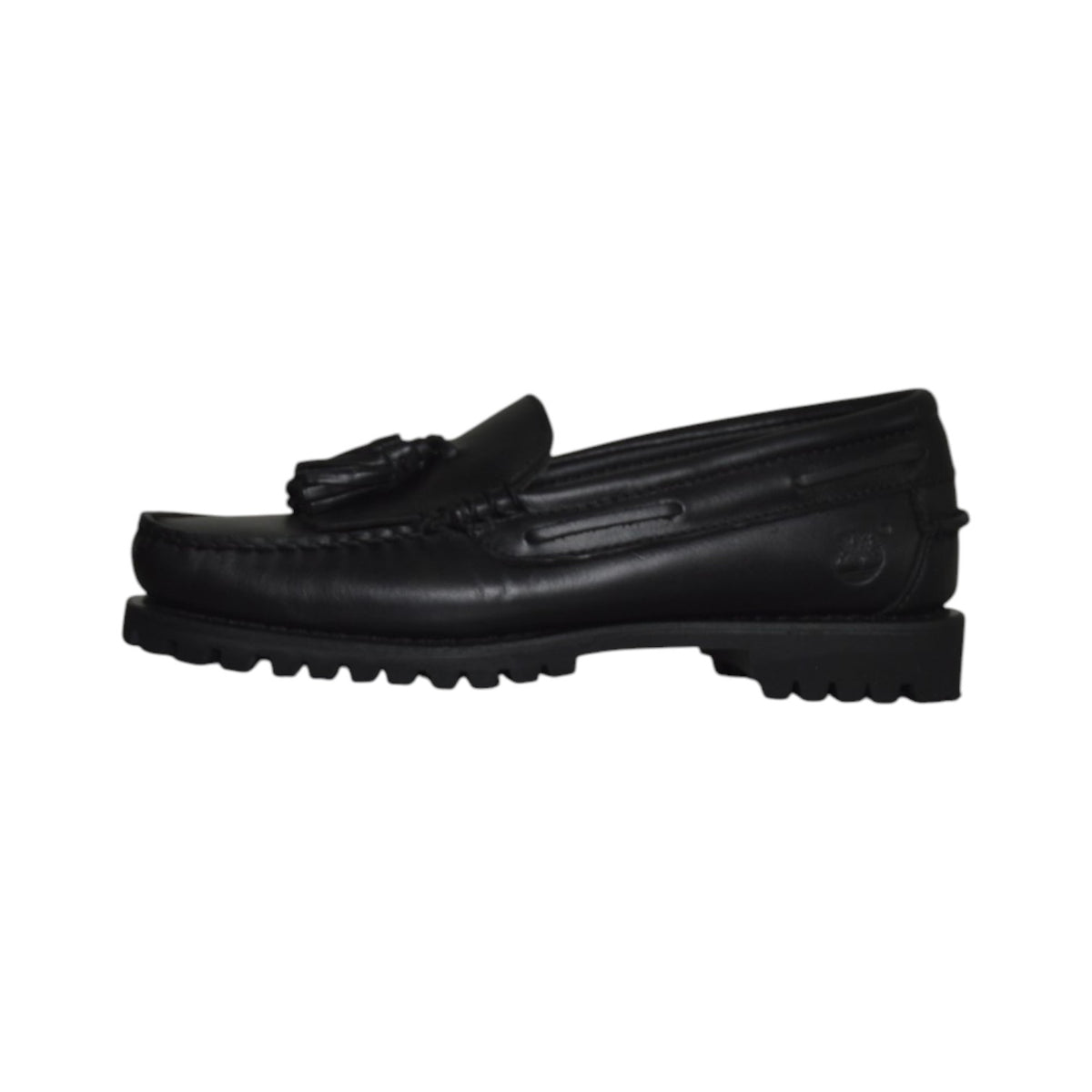 timberland authentic loafer shoe black full grain 
