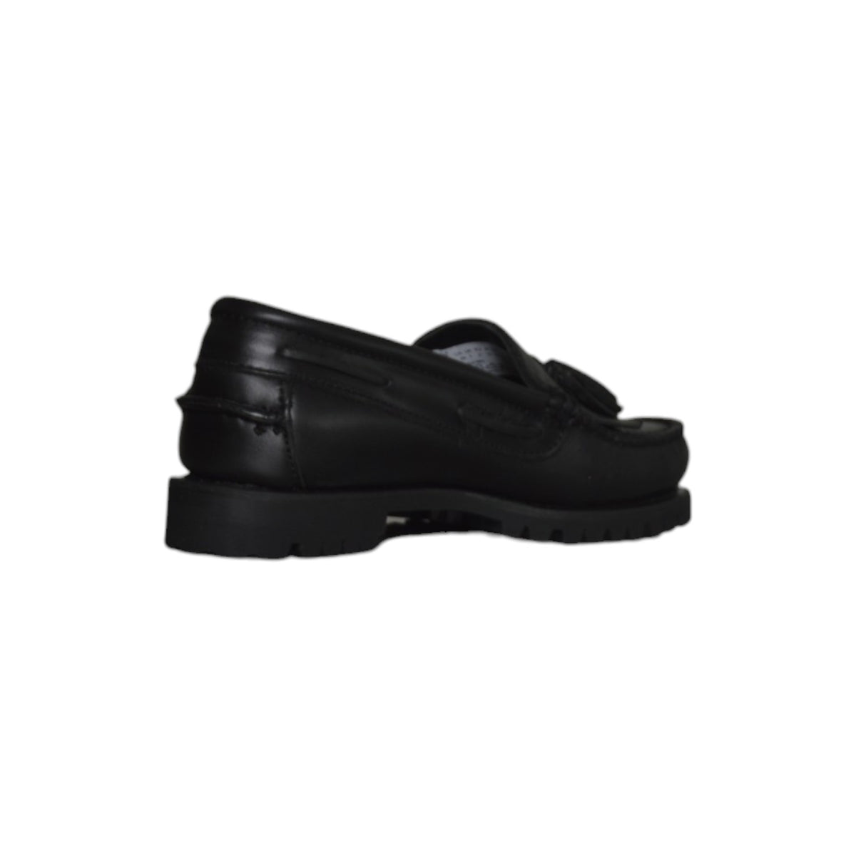 timberland authentic loafer shoe black full grain 