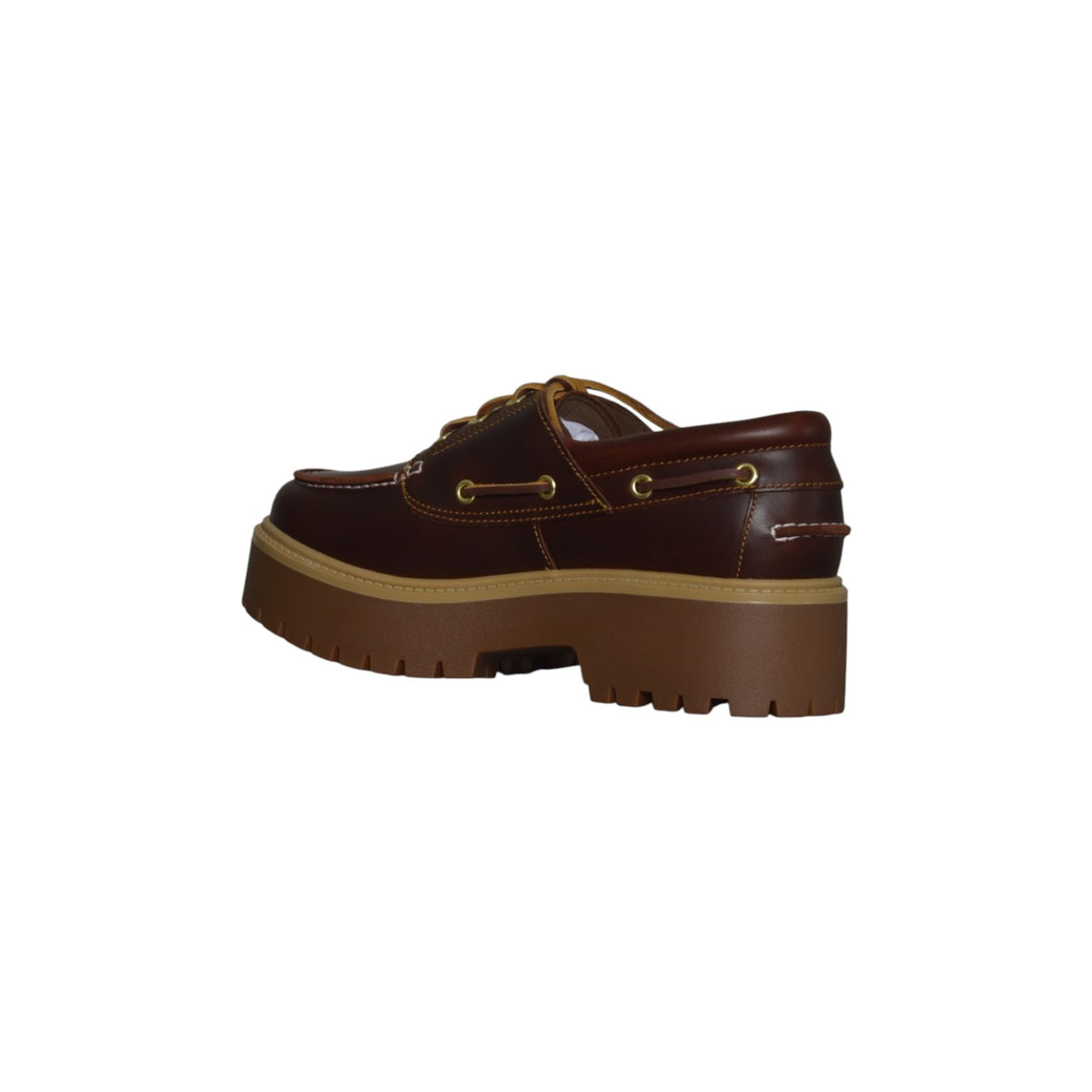 stone street boat shoe rootbeer 