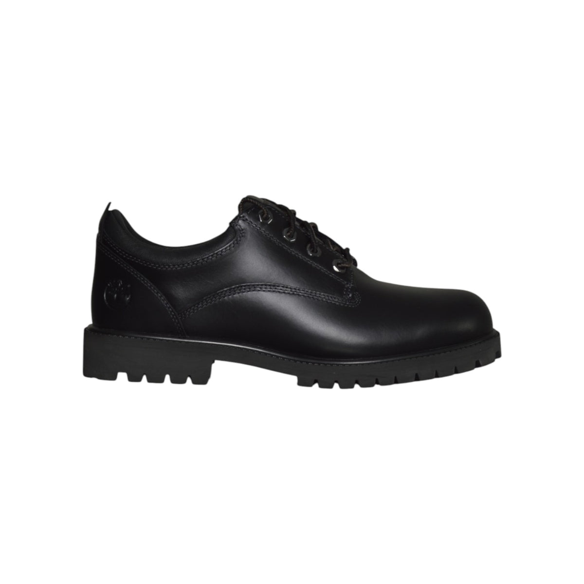 timberland heritage lace up shoe black full grain 