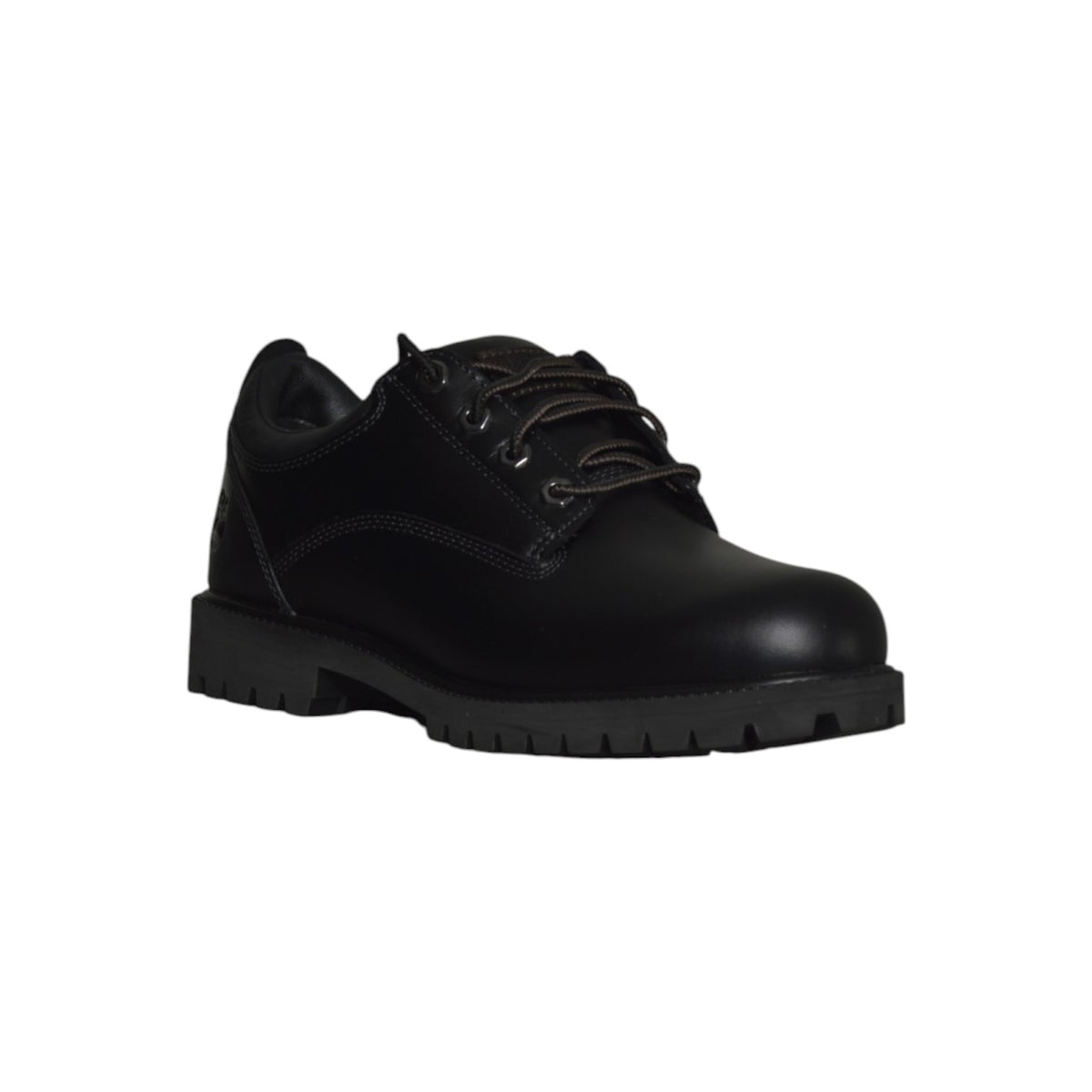 timberland heritage lace up shoe black full grain 