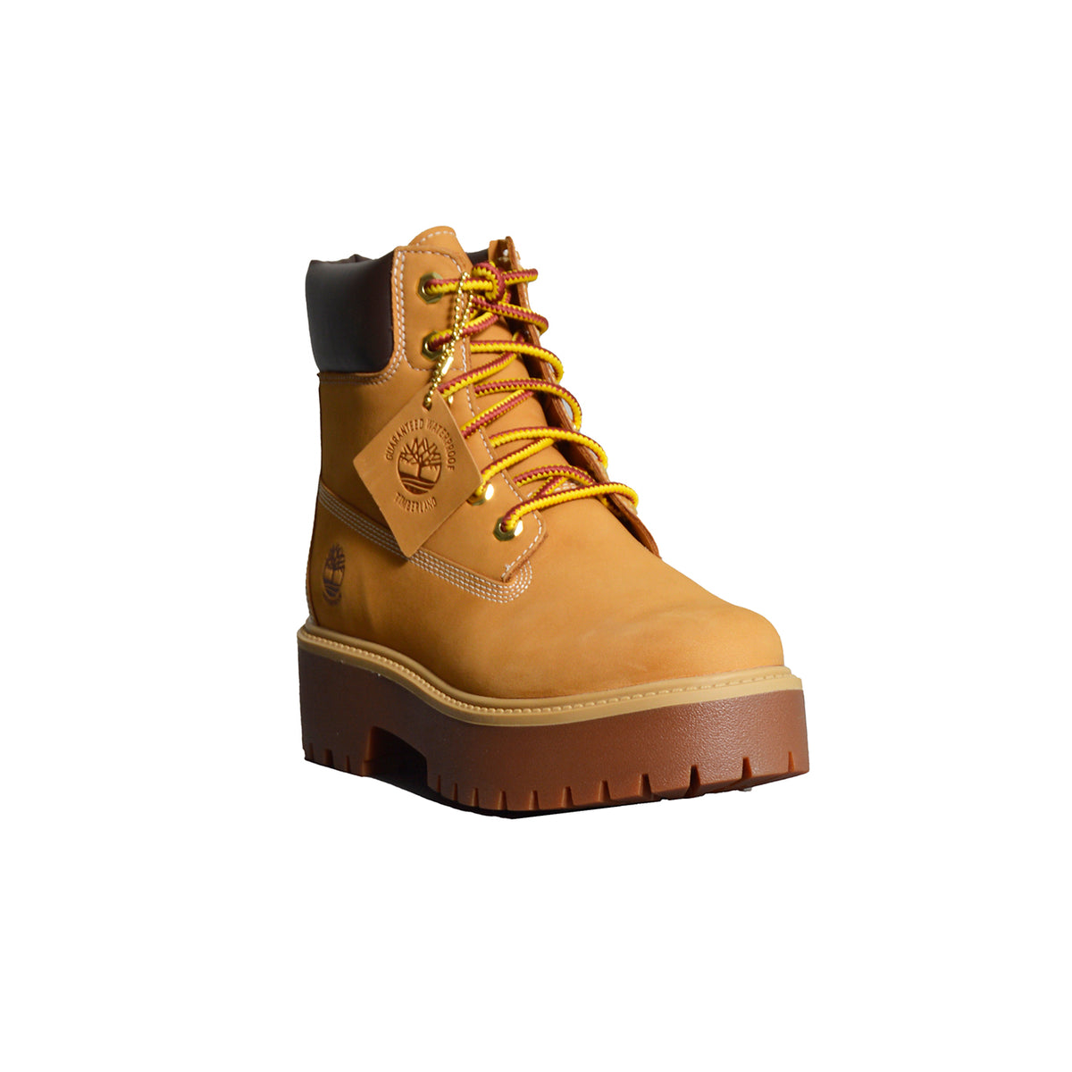 stone street 6 inch lace up waterproof boot wheat 