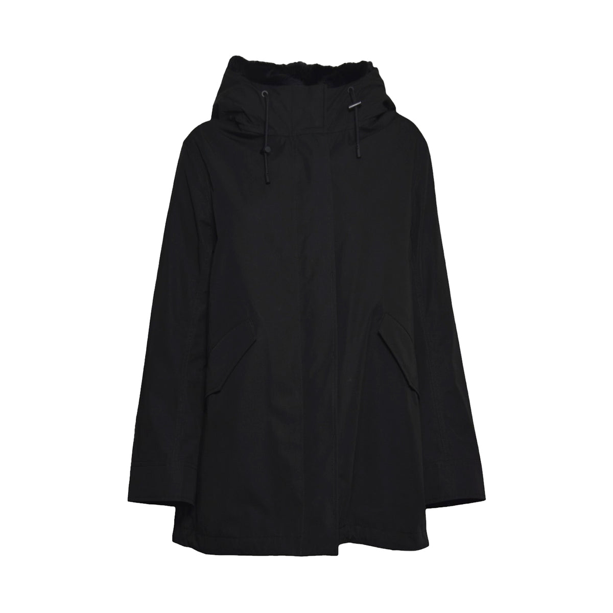 parka 72cm blended cotton/fur 