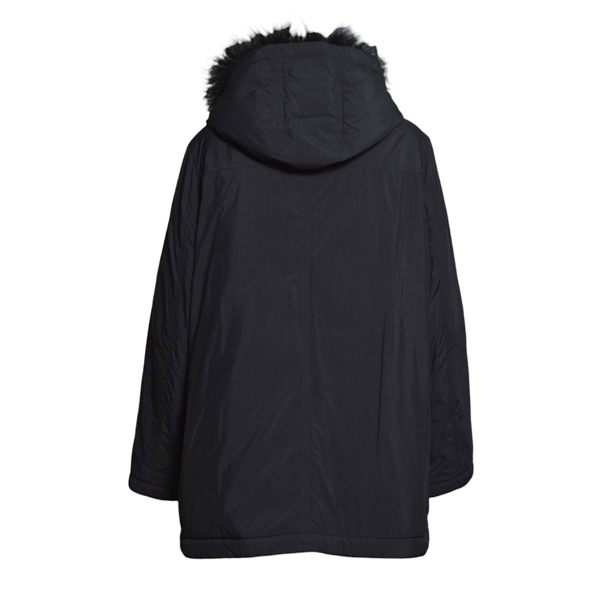 down jacket 76cm technical fabric/lamb 