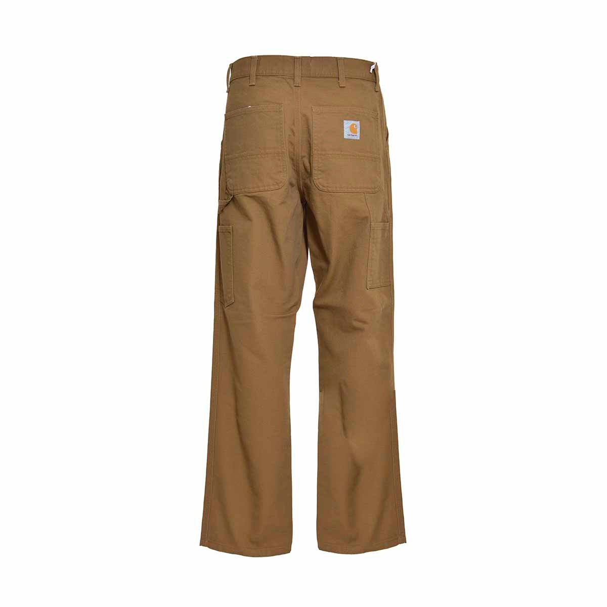 Pantalone Single Knee in cotone marrone Carhartt