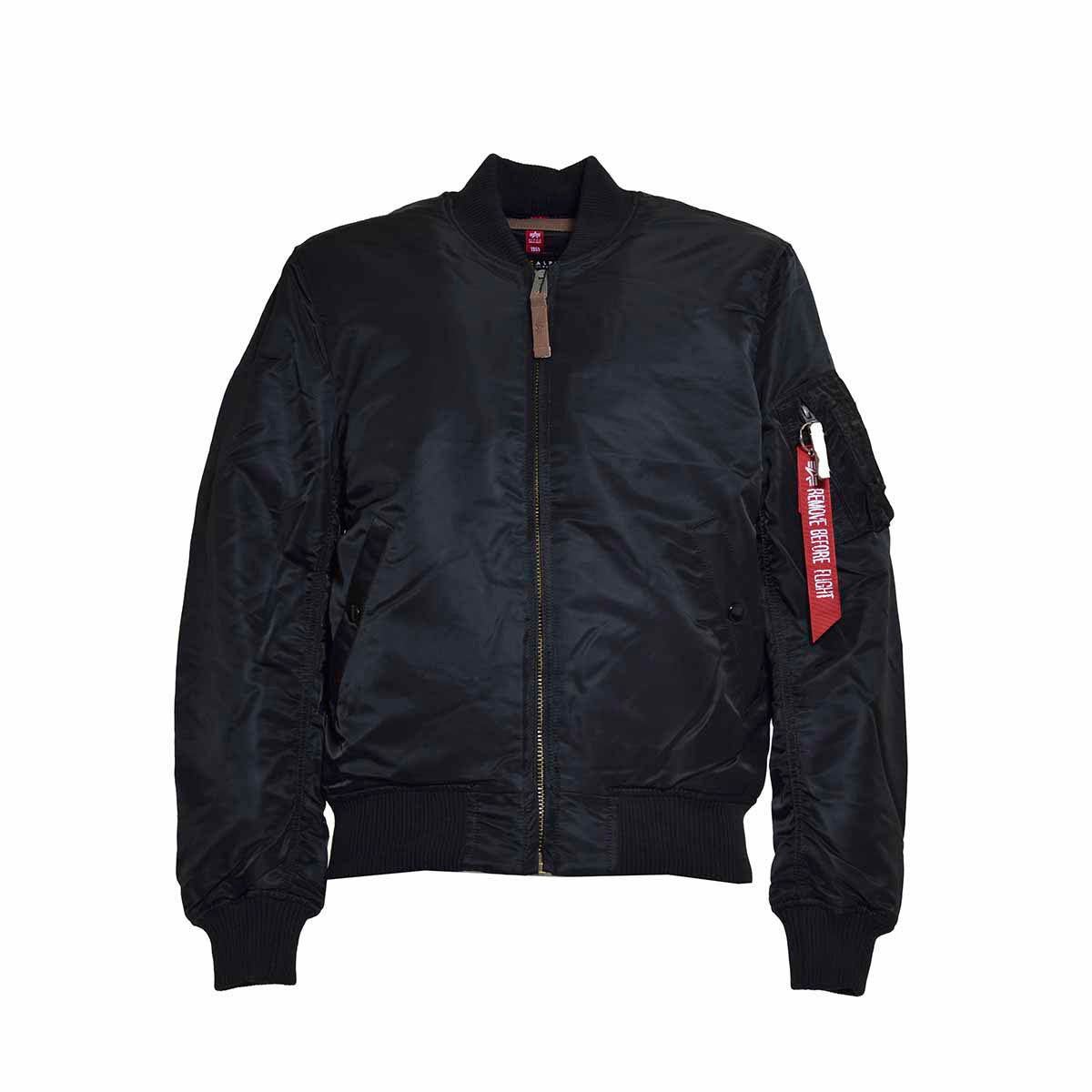 Bomber MA-1 VF imbottito corto nero Alpha Industries 