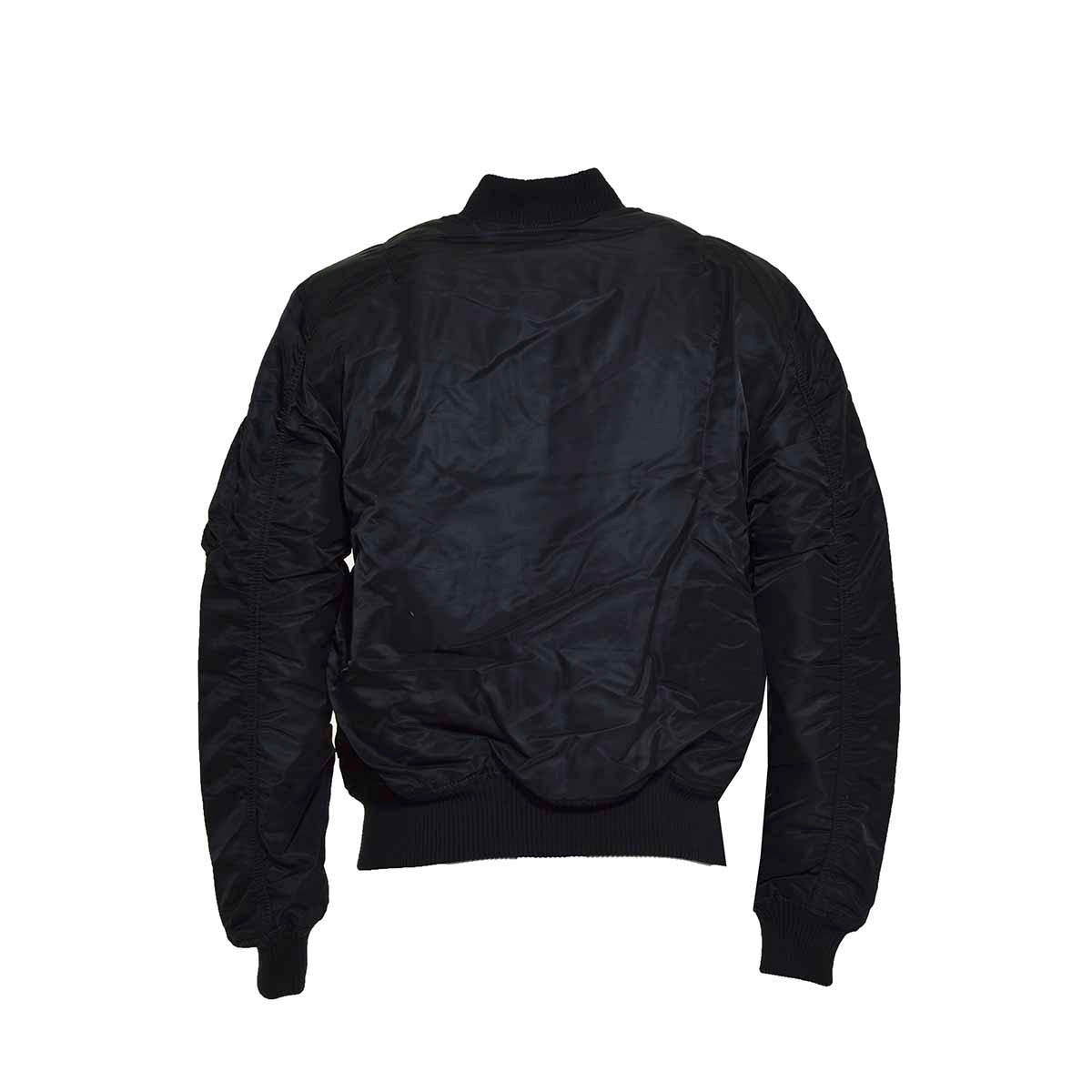 Bomber MA-1 VF imbottito corto nero Alpha Industries 
