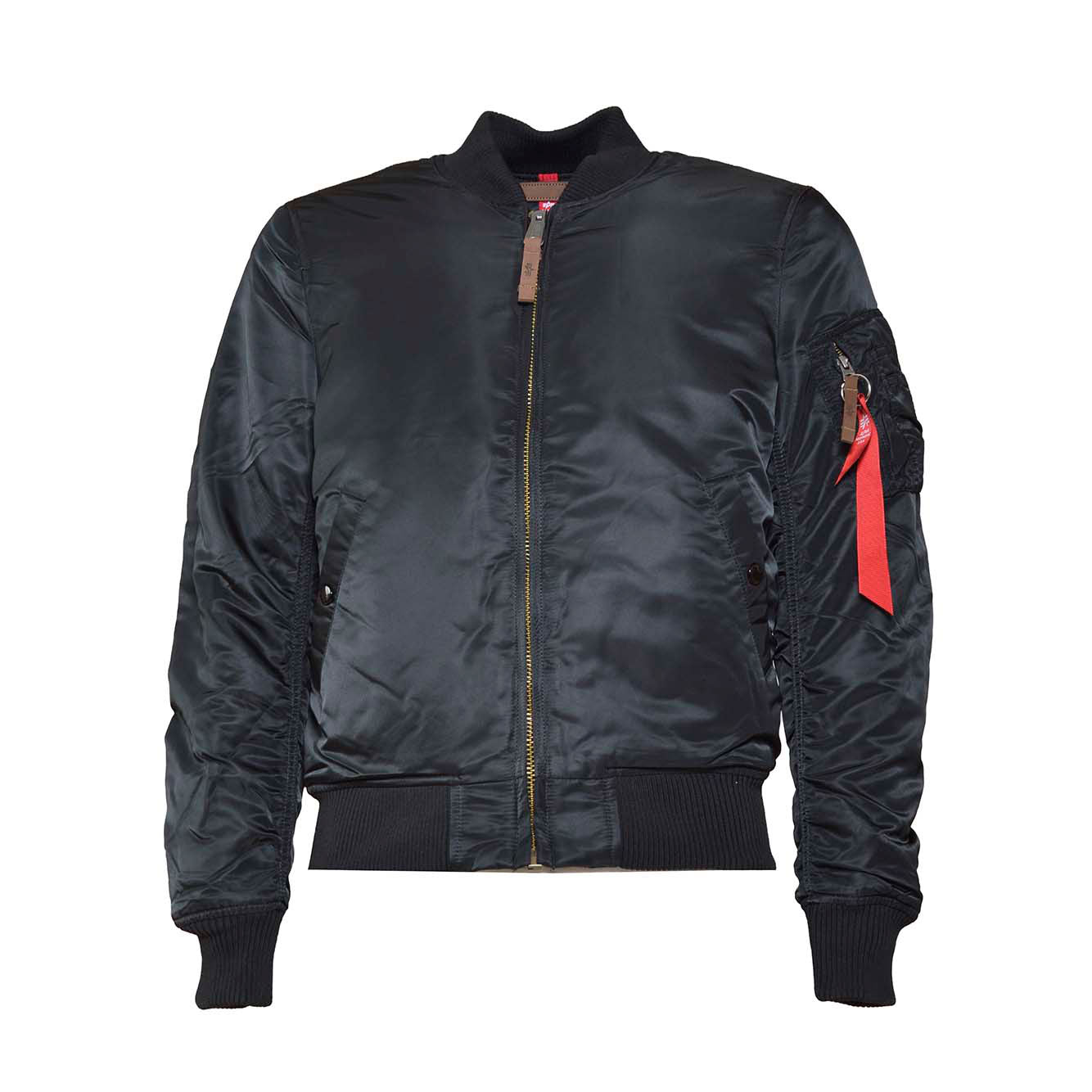 Bomber MA-1 VF imbottito corto nero Alpha Industries 