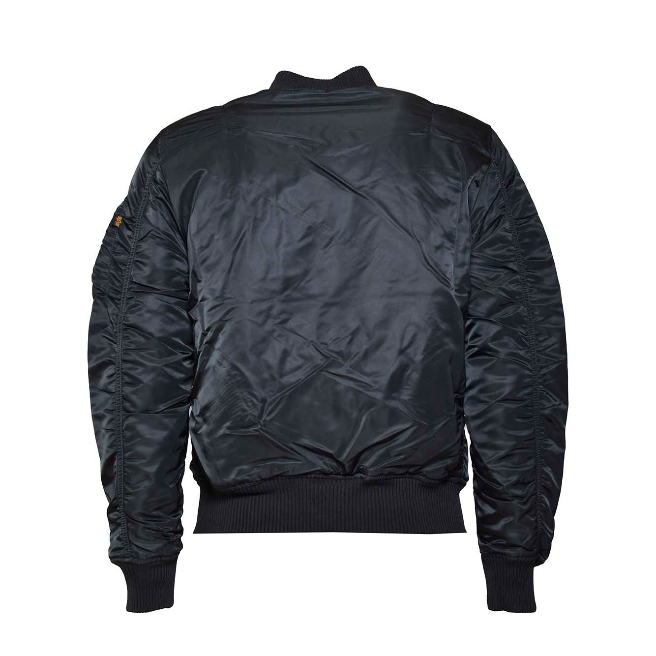 Bomber MA-1 VF imbottito corto nero Alpha Industries 