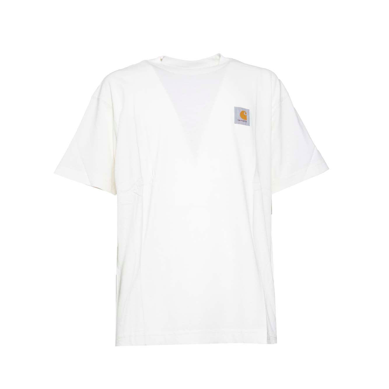 T-shirt Nelson in cotone panna Carhartt Wip 