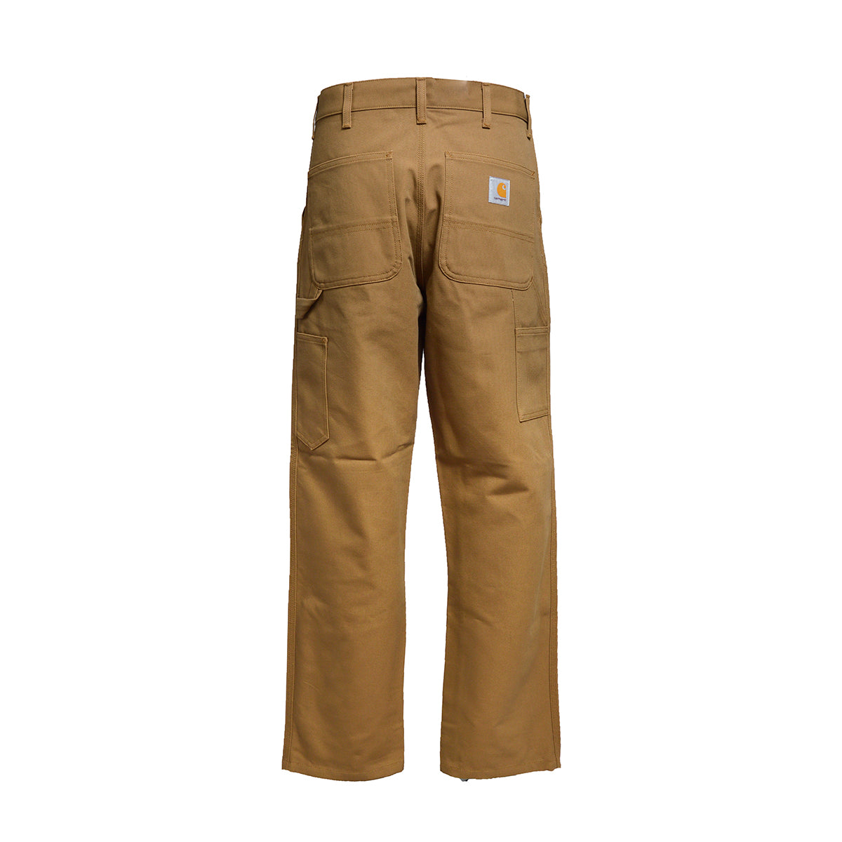 Pantalone Single Knee in cotone marrone Carhartt Wip 
