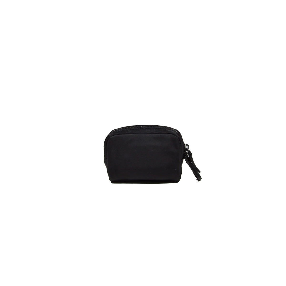 Clutch Icon mini in nylon nero con stampa logo Dsquared2 