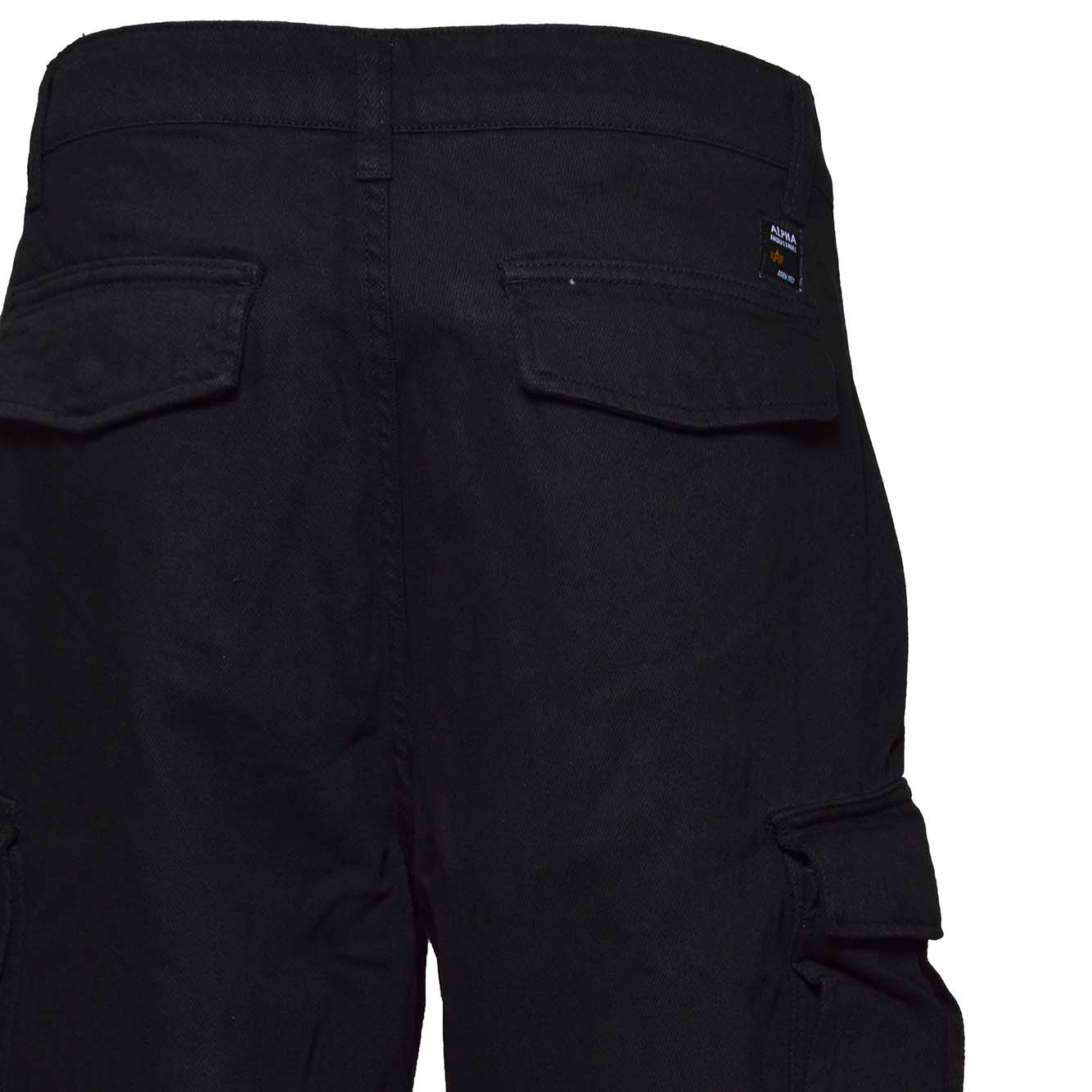 Jeans cargo Aircraft in cotone nero Alpha Industries 