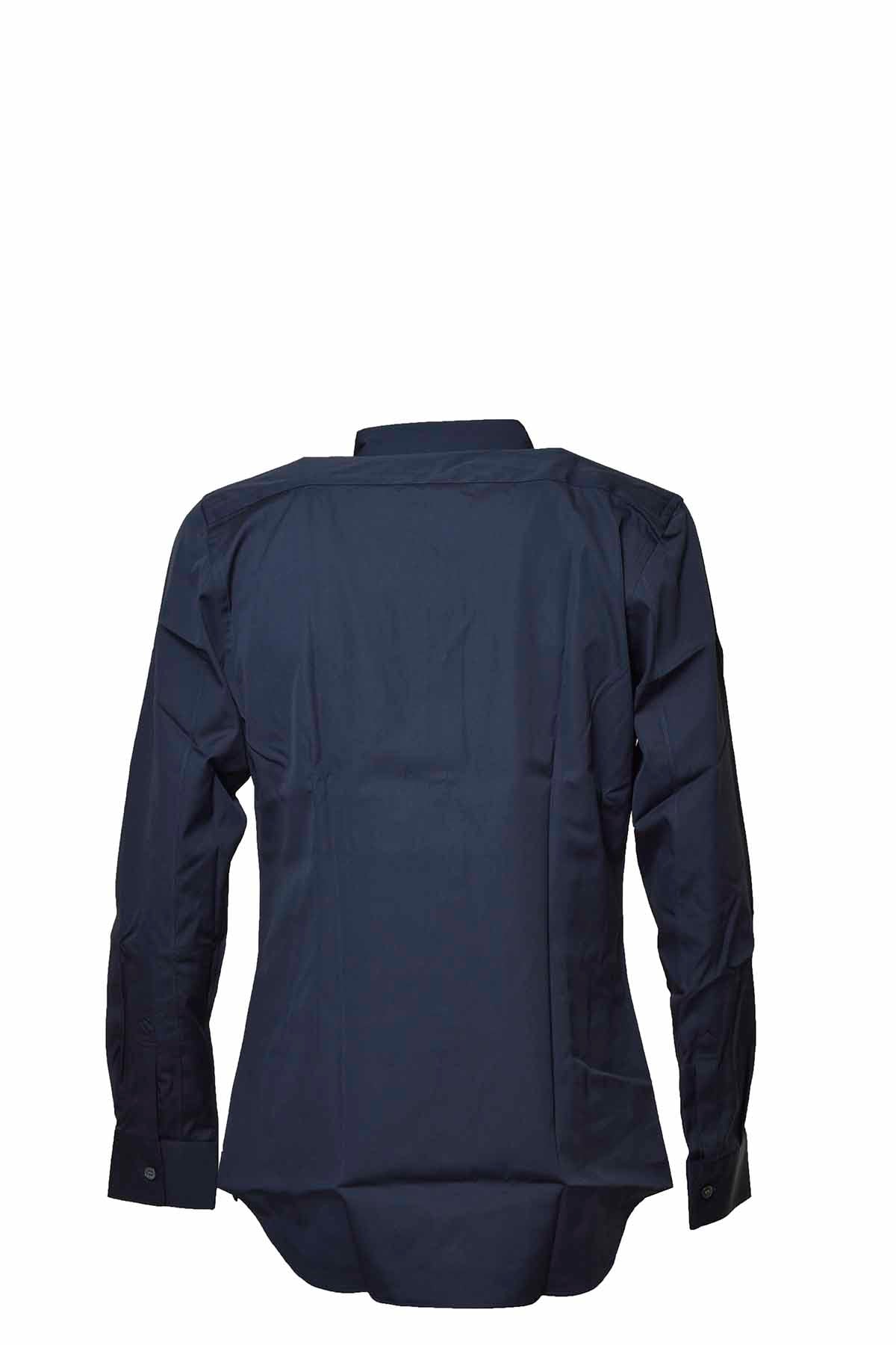 Camicia slim in cotone blu navy Comme des Garçons Shirt 