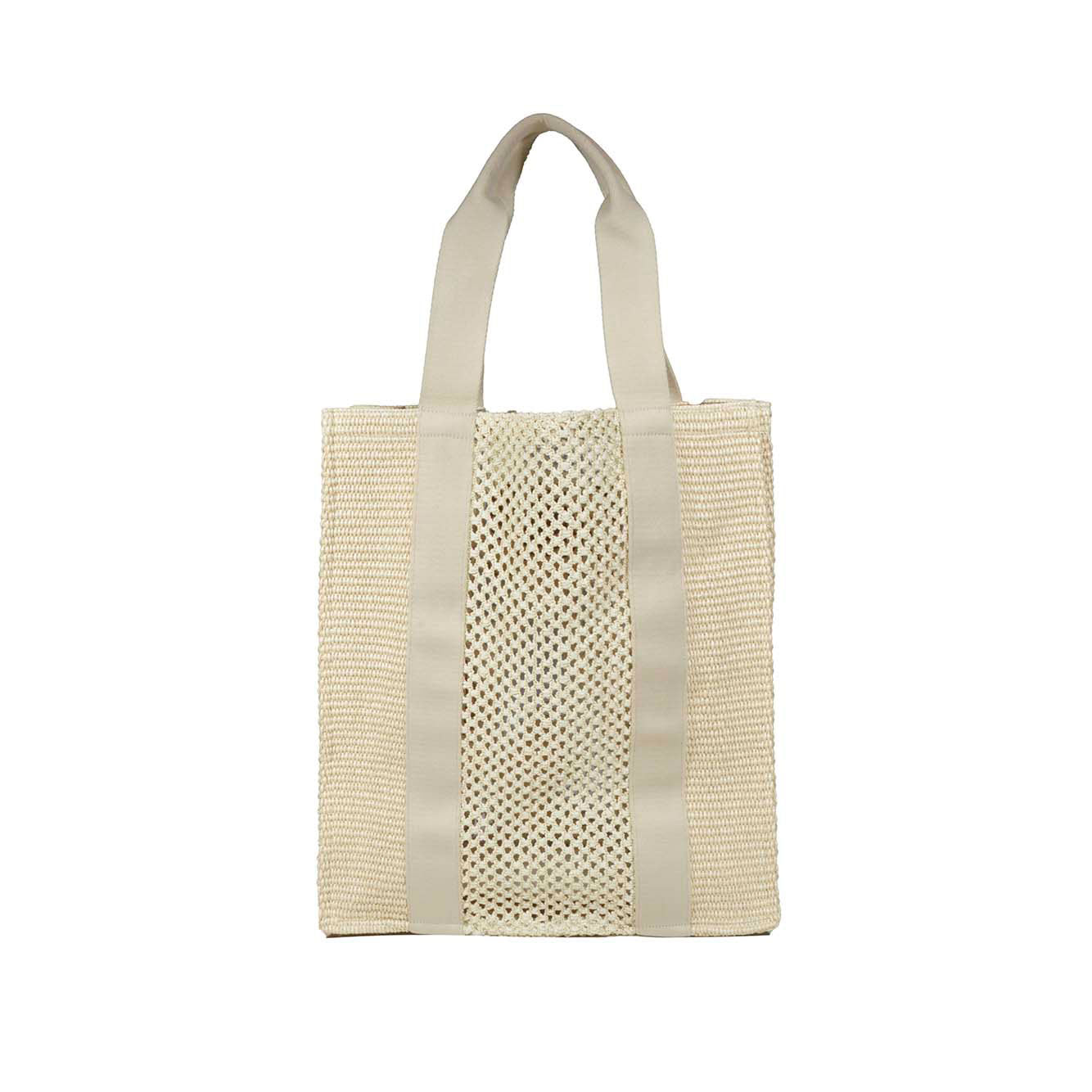 Borsa a mano Aruba piccola in rafia beige Isabel Marant 