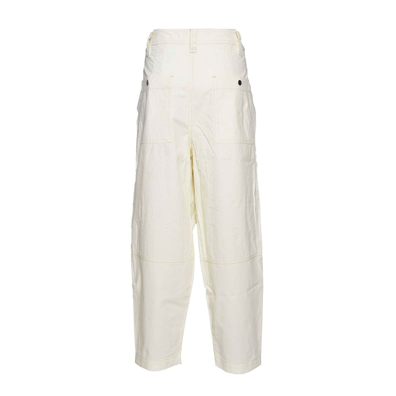 Pantalone Kelvin cargo in cotone bianco Marant Etòile 