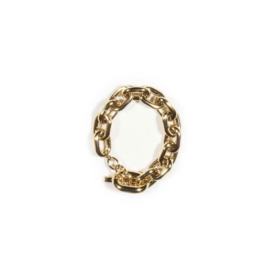 Bracciale a catena in metallo oro Rabanne 
