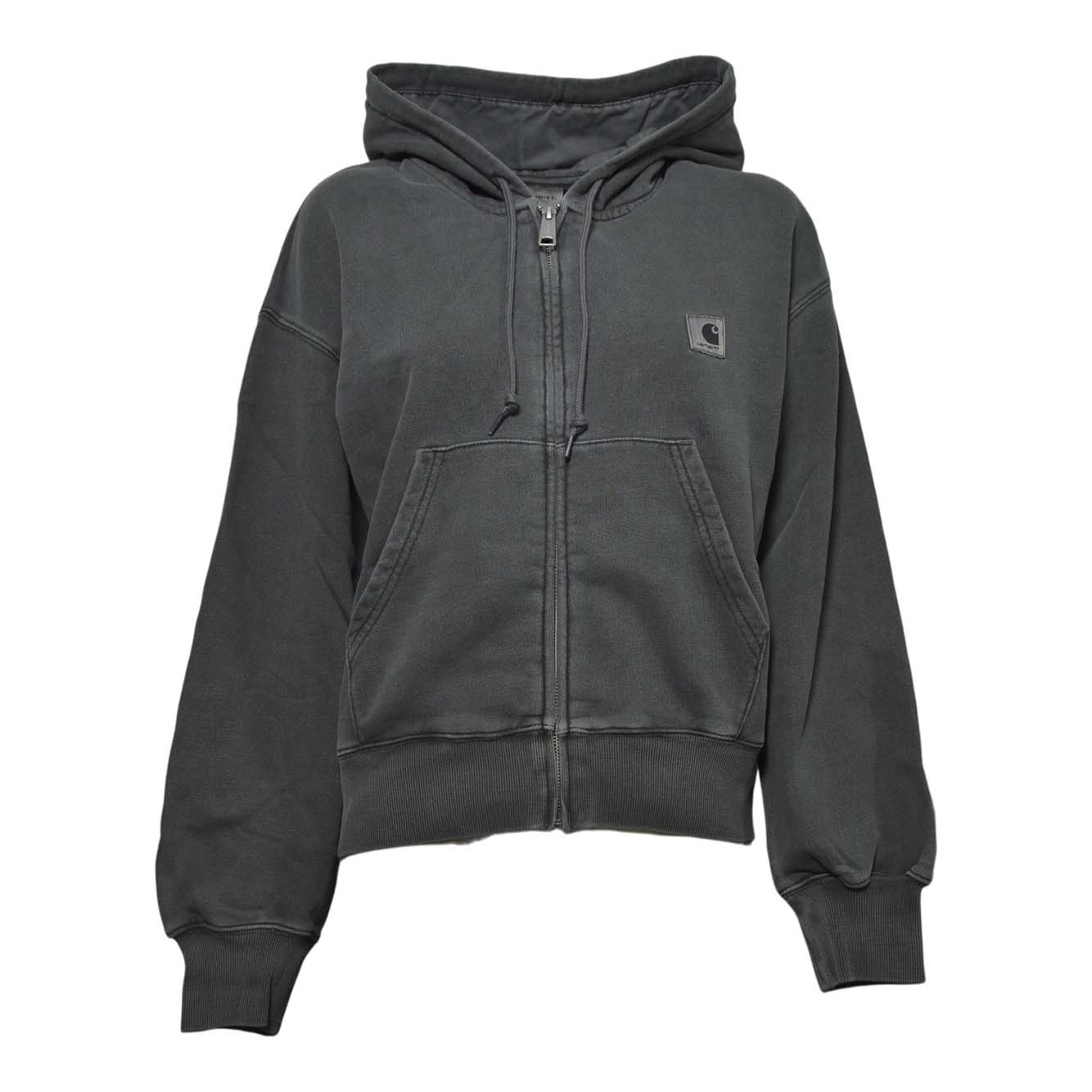 w' hooded nelson jacket cotton sweat, 