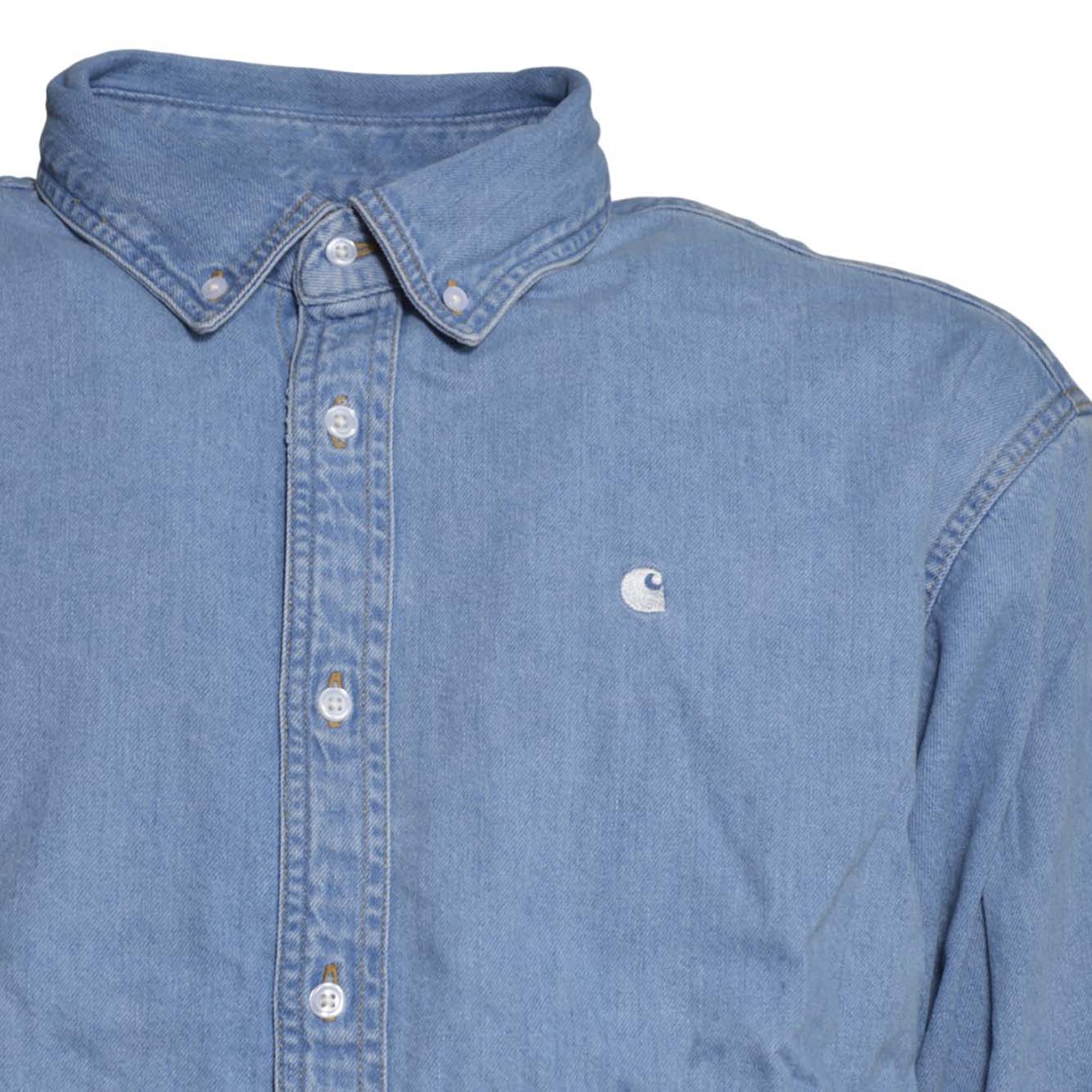 l/s lucas shirt cotton denim 