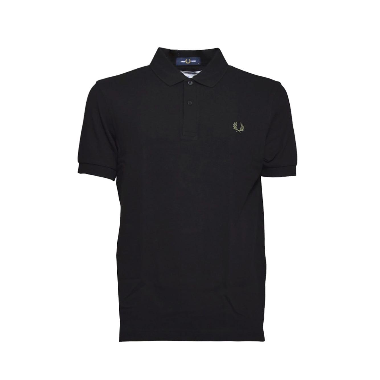 Polo in maglia di cotone nero Fred Perry x Comme des Garçons Shirt 