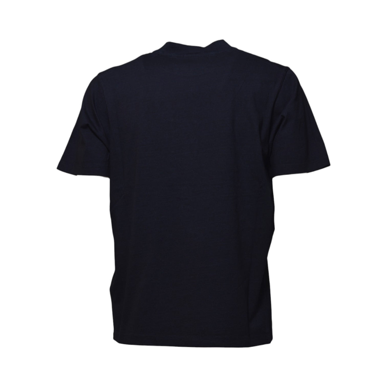 T-shirt Logo Jersey in cotone blu C.P. Company 