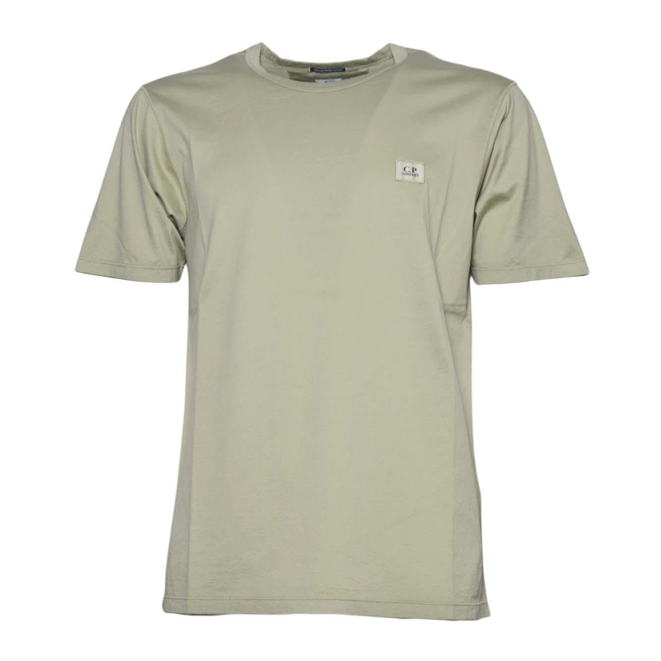 mercerized jersey 70/2 gasato short sleeve patch t-shirt 