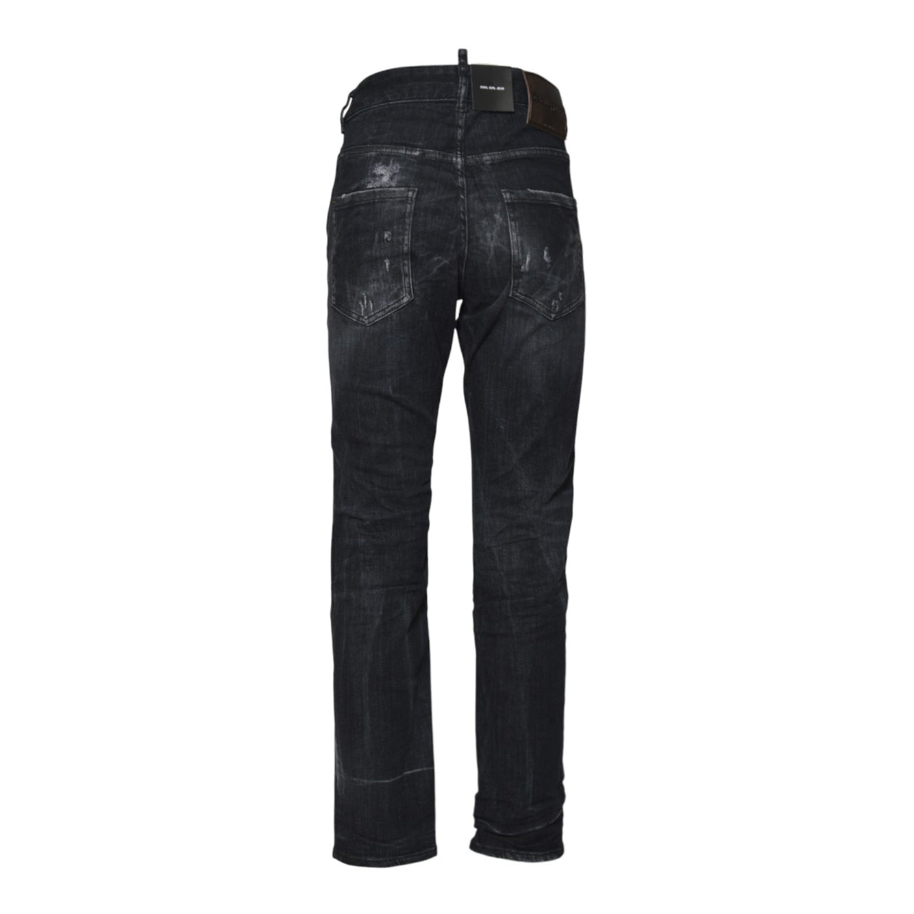 Jeans Cool Girl Destroyed Wash in denim nero Dsquared2 
