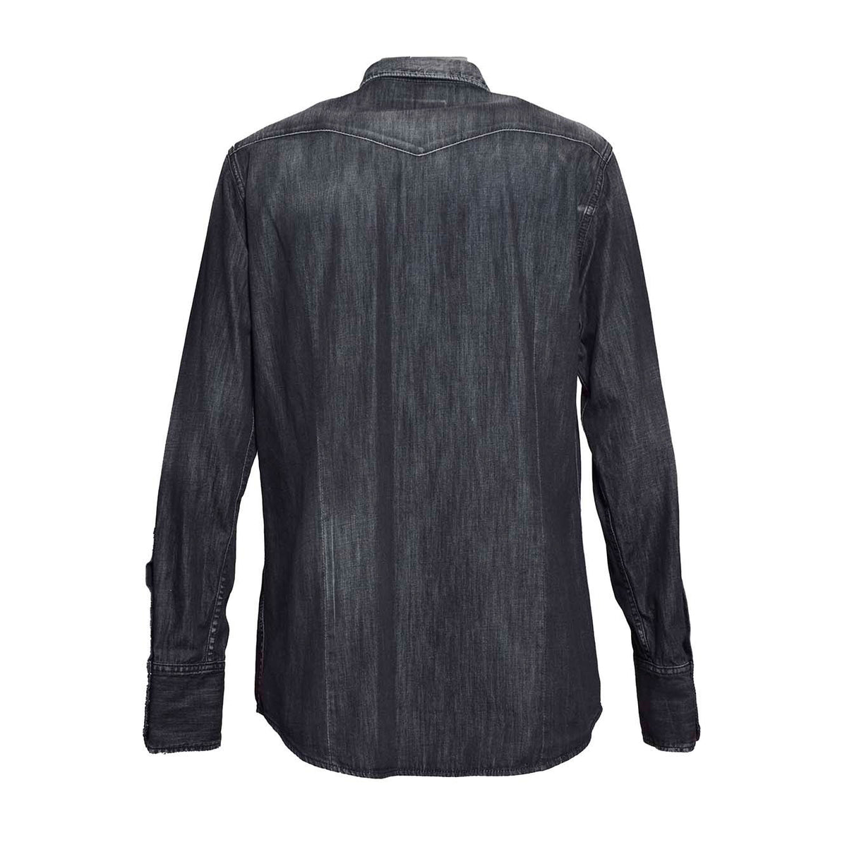 Camicia Classic Western in cotone nero Dsquared2 
