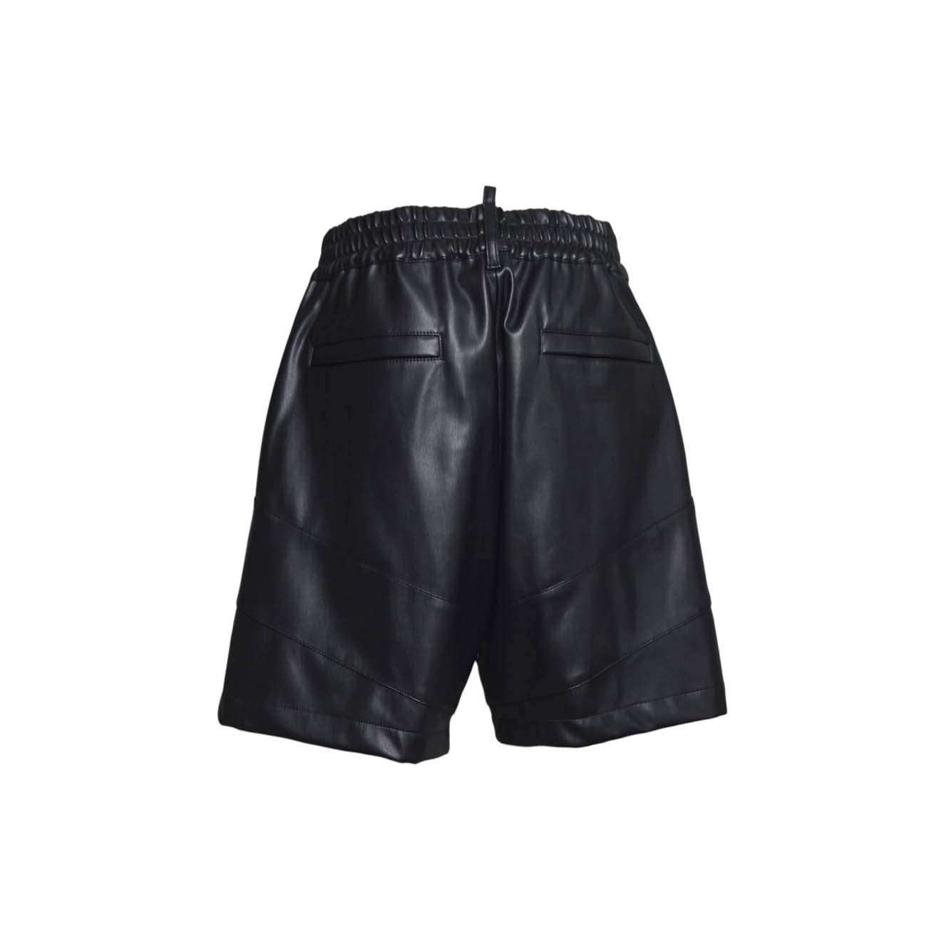 faux leather short 